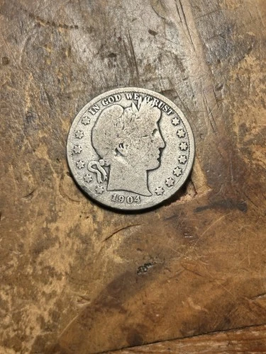 1904-S United States Barber ½ Dollar 90% Silver