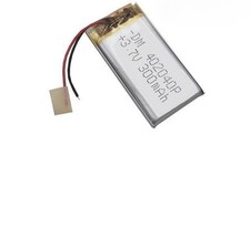 5 pcs 3.7V 300mAh 1.295Wh Polymer Li Battery 402040 LiPo For GPS Mp4 Headset Pen