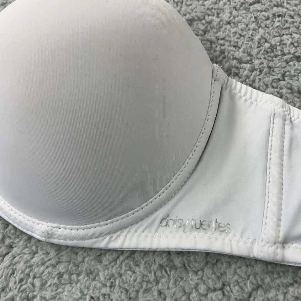 Daisy Fuentes Bra 36D Demi DF164 Strapless Push up bra - Image 4 of 4
