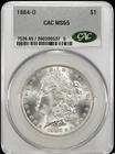 1884-O $1 Morgan Silver Dollar, CACG, MS 65