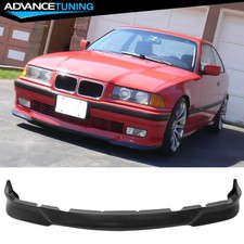 Fits 92-98 Bmw E36 3 Series Base M Sport Unpainted Front Bumper Lip Spoiler - Pu Fits 92-98 Bmw E36 3 Series Base M Sport Unpainted Front Bumper Lip Spoiler - Pu