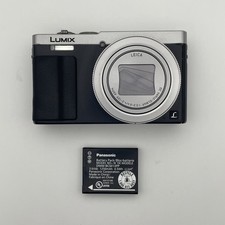 PANASONIC LUMIX DMC-ZS50 DIGITAL CAMERA, BLK W/BATTERY  CASE TESTED 