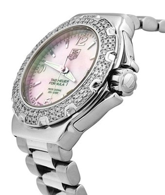 TAG Heuer Formula 1 Pink Mother of Pearl Women's Watch - WAC1216
