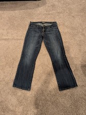 Women  s Lucky Brand Sweet Mid Rise Straight Denim Jeans Blue Size 12/31R EUC