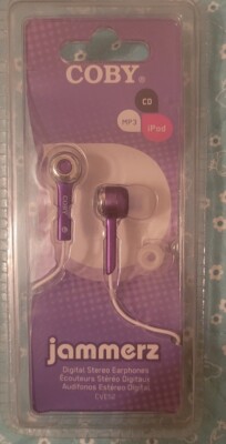 Coby Jammerz - Digital Stereo Earphones CVE52 - New in Sealed Package