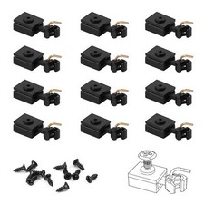 Evemodel 12pcs N Scale E-Z Mate Magnetic Knuckle Couplers with Pockets Screws