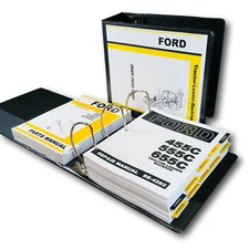 Ford 555C 655C Tractor Loader Backhoe Service Parts Manual Repair Set Workshop