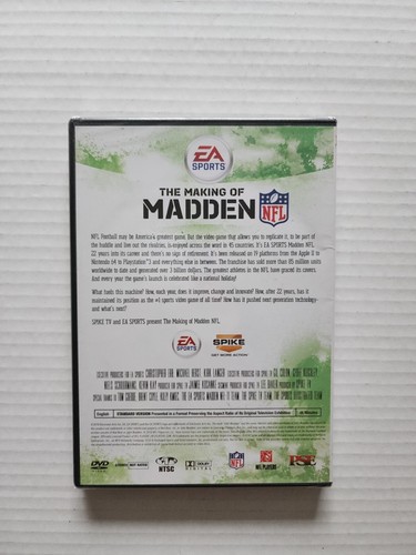 EA Sports: The Making of Madden (DVD, 2010) NFL - Spike TV - NEW! - Picture 2 of 2