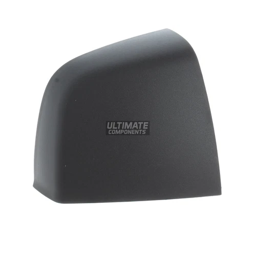 Fits Fiat Doblo Mk2 Van 2010-> Wing Mirror Cover Cap Black Textured Drivers Side