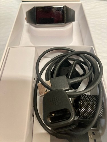 FITBIT Charge 3~Black~LEATHER & MAGNETIC MESH bands!! - Picture 4 of 7