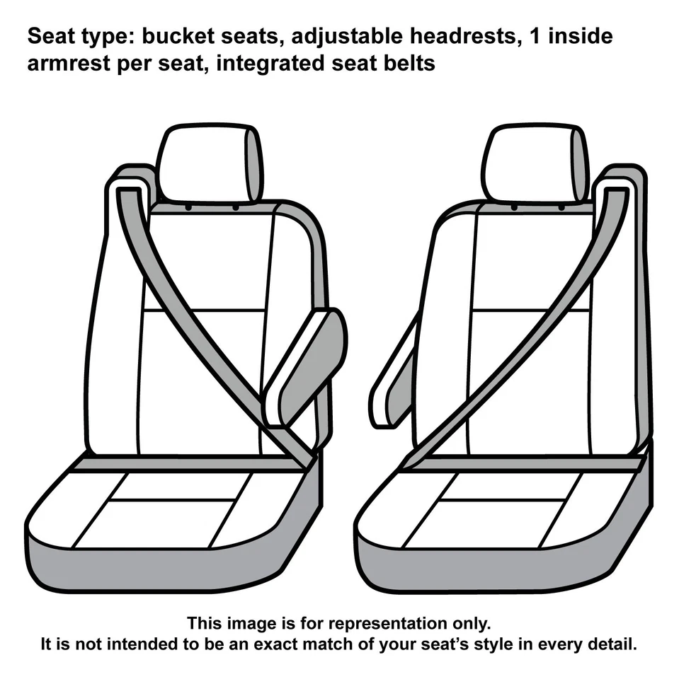 Fundas de asiento Covercraft de polialgodón primera fila para modelos Chevrolet/GMC/Hummer Foto 3 de 3