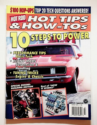 1995 Hot Rod Hot Tips & How-Tos Magazine Tuning Suspension Engine-Building Tech