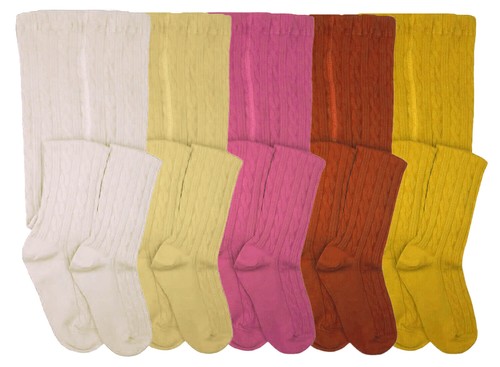 Chaussettes Jefferies fille école câble motif tricoté mode robe coton serrée 2 pièces - Photo 1/15