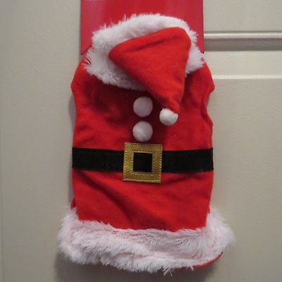 Santa Claus Costume - Fits most small pets..