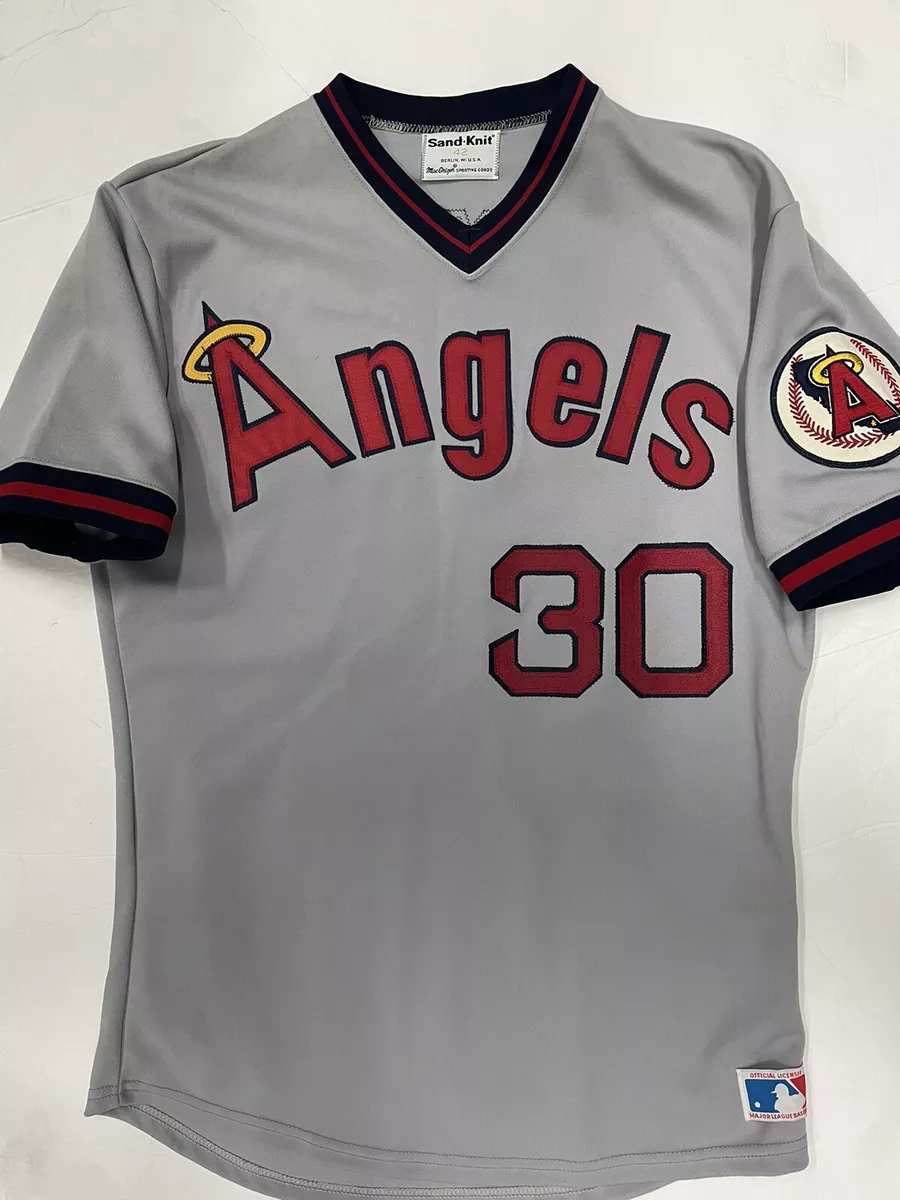 Nolan Ryan Signed Authentic Vintage Game Model California Angels Road  Jersey COA