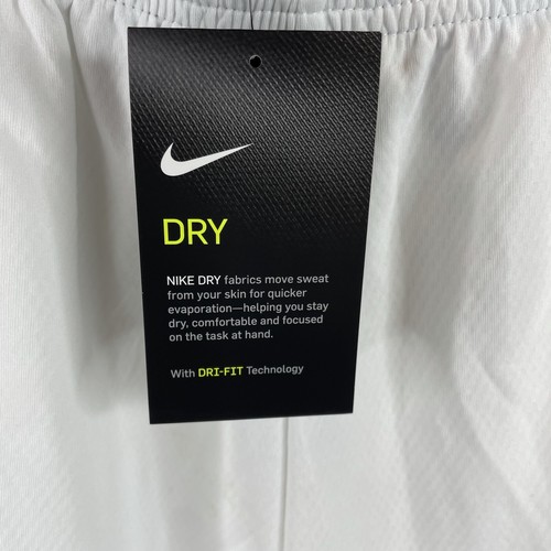 Nike Dri-Fit JDI 'Just Do It' Pantaloncini da Basket - Bianco - CD7258-100 Uomo Taglia XL - Foto 11 di 12