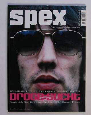 Spex No.236 - Juli/Aug 2000 Ger Magazine Richard Ashcroft Phoenix Moby Ian Brown