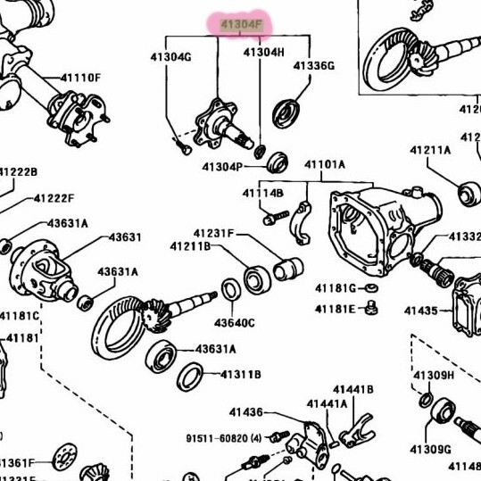 NEW】Toyota Genuine Shaft Sub-Assy, Differential Side Gear