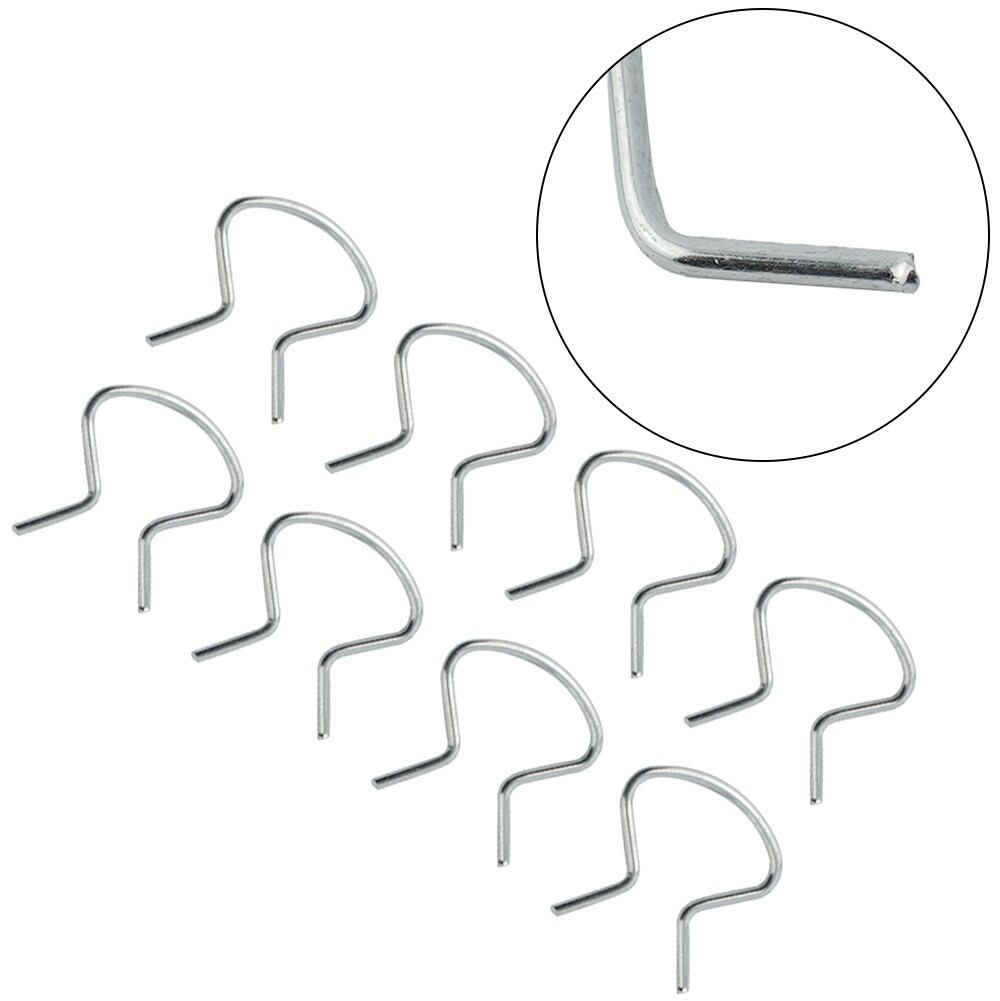 8x Horseshoe Clamp Door Handle Crank RetainerClipOn Set 2288 For