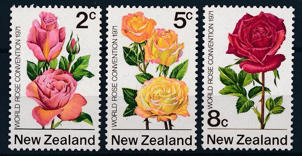 61909] New Zealand 1971 Flora flowers blumen Roses MNH | eBay