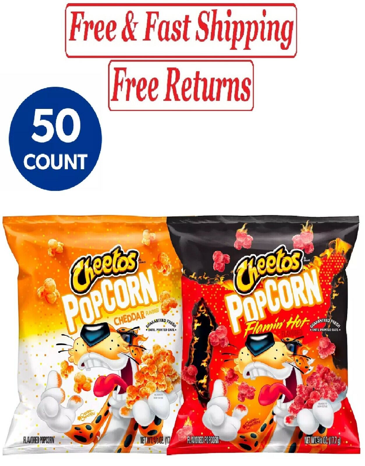 Cheetos Cheddar Popcorn, 7 oz Bag