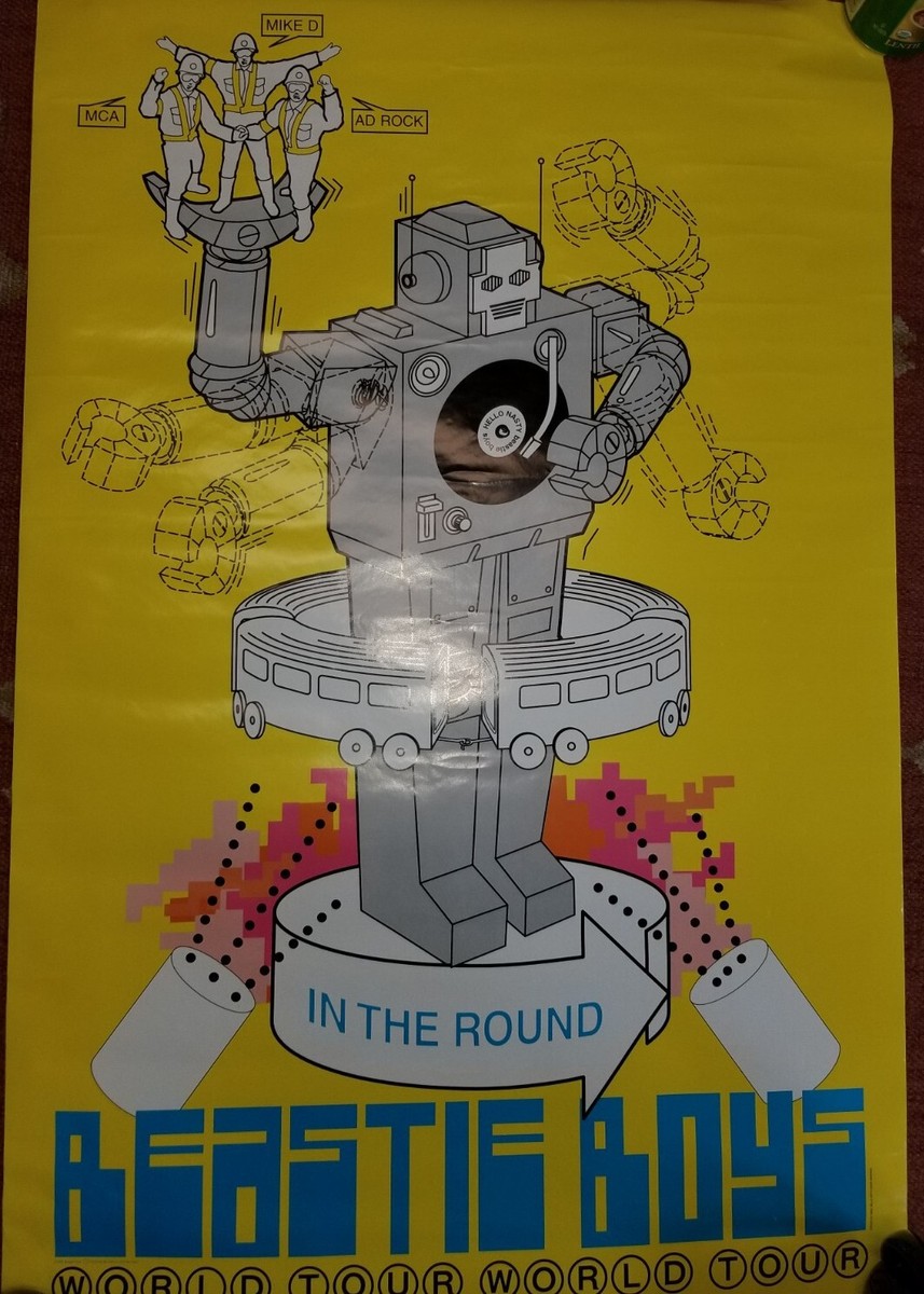 Beastie Boys Hello Nasty In The Round World Tour Poster 1998 23 X