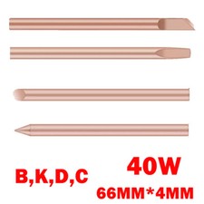4Pc/Set 40W External Heating Soldering Iron Tip B C D K Replace Repair Tools USA