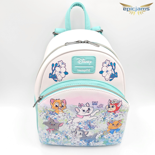 Loungefly Disney Cats Flower Field Mini Backpack - Picture 5 of 11