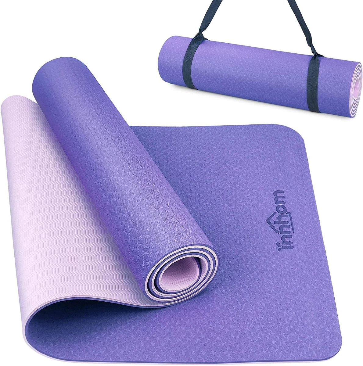 Yoga Mat innhom Yoga Mats for Women 1/3 inch Thick Yoga Mat for Men  Exercise Mat