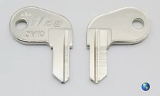 OM10 Key Blanks for Evinrude, FINN, Johnson Outboards, OMC, and Pollak (1 Key)