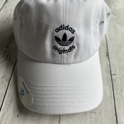 NEW WITH TAGS ADIDAS WOMENS ORIGINALS UNION STRAP BACK HAT WHITE