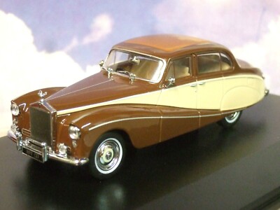 OXFORD 1/43 ROLLS ROYCE SILVER CLOUD HOOPER EMPRESS BROWN/CREAM BLYTON 43EMP001