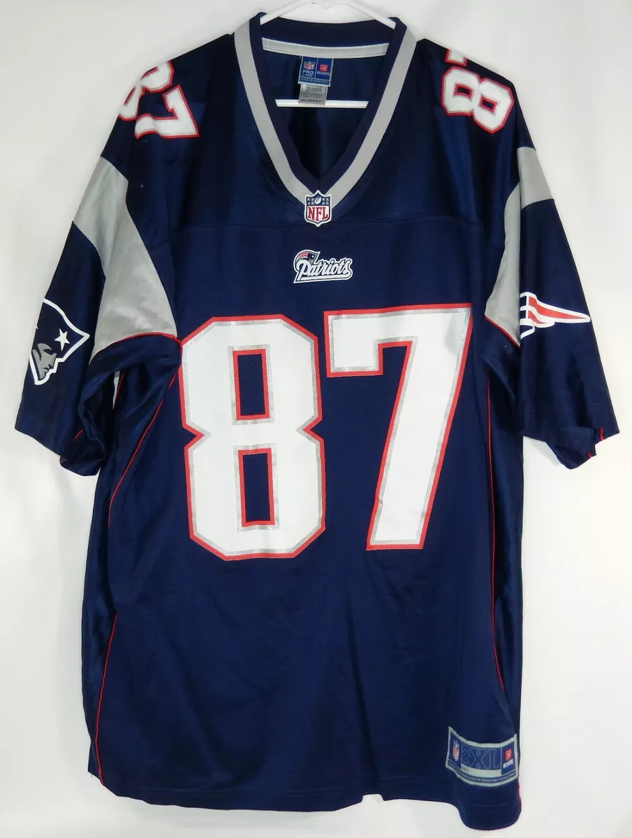 Nike NFL Pro Line New England Patriots 87 ROB GRONKOWSKI Jersey 2XL