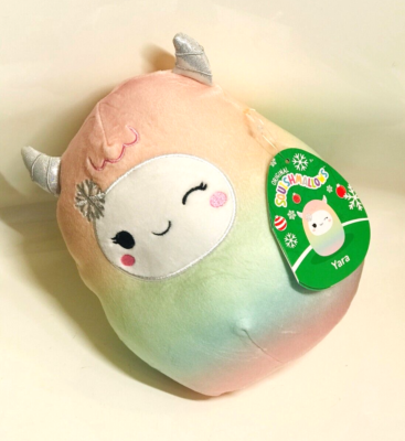 Original WINTER Squishmallows *YARA the RAINBOW YETI 7.5