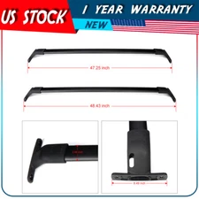Aluminum Cross Bar For 2018-2022 Lincoln Navigator Ford Expedition Roof Rack Set