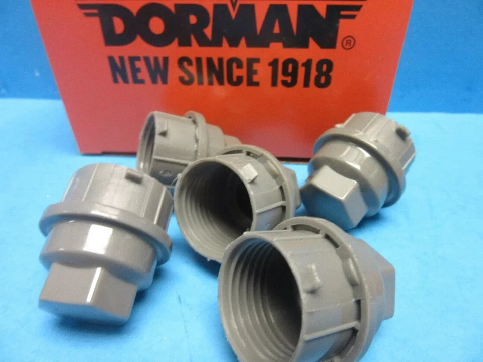 Set of 5 Wheel Lug Nut Covers Gray for BUICK CHEVROLET PONTIAC SATURN - Image 4 of 4