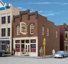 WALTHERS Cornerstone 933-3469 1/87 HO Scale VILLAGE PIZZA brick storefront kits