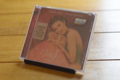 CELINE DION ''MIRACLE'' AUDIO CD [NEW] 2004 EPIC HYPE STICKER [23]