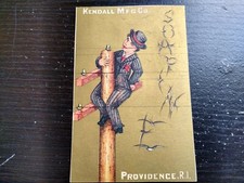 Soapine Household And Laundry Use Kendall Mfg. Co. Providence R.I. Trade Card