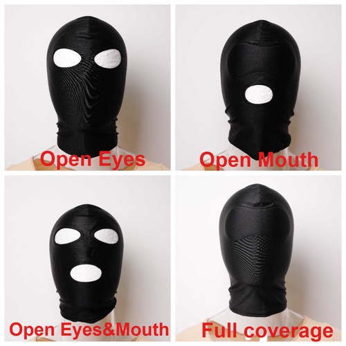 <!--F#f_0-->Bondage Hood Head Mask BDSM Conceal Identity Fetish Gay Sub Stretchy Device AU<!--F/-->