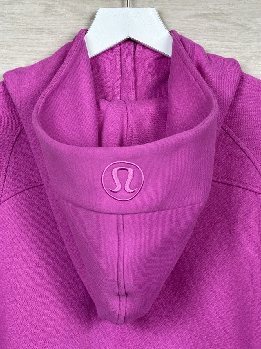 Lululemon Scuba Oversized Half Zip Hoodie Size M/L Pow Pink
