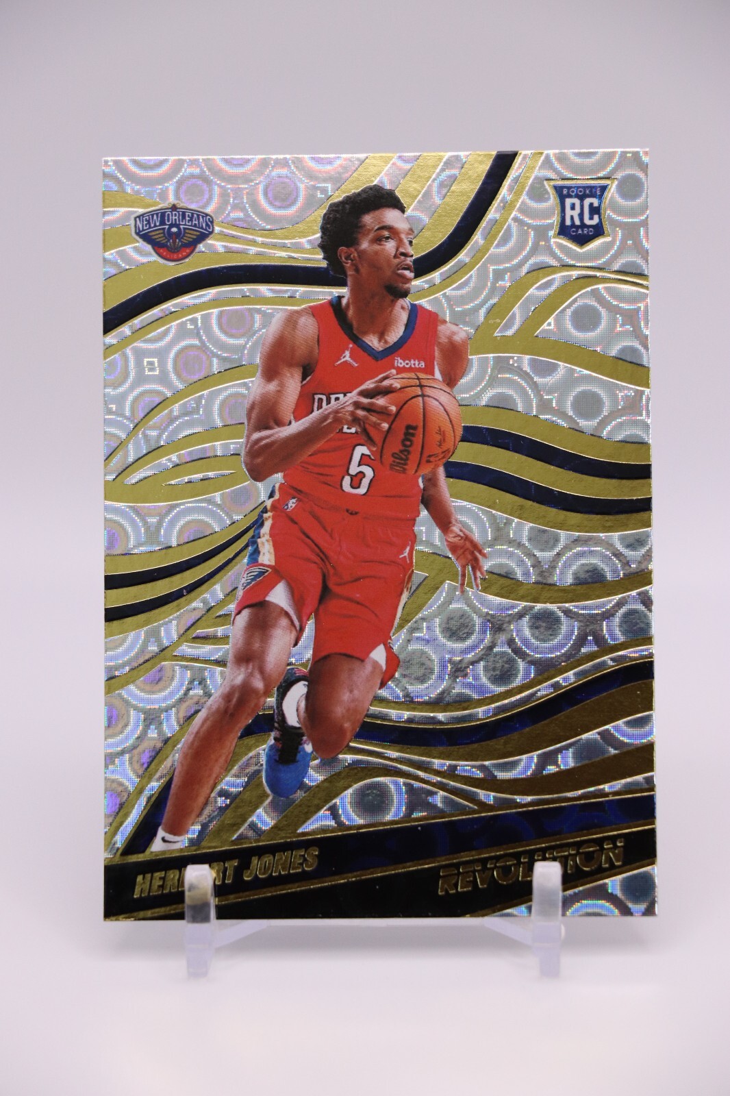 Herbert Jones 2021-22 Panini Revolution Rookie Groove Parallel #150 - Pelicans