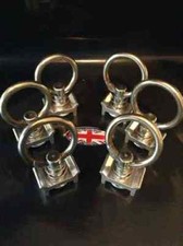 Cargo Load Tracking Rings x6 - Overland Tie Down Lashing Points 4x4 Trailer Van