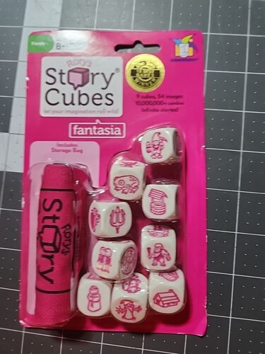 New Rory’s Story Cubes - Fantasia - 9 Cubes, 54 Images w/ Storage Bag - Picture 3 of 7