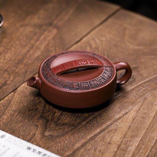 Full Handmade Tea Pot Marked Chinese Original Ore Yixing Zisha Dicaoqing Clay  - 第 1/12 張圖片