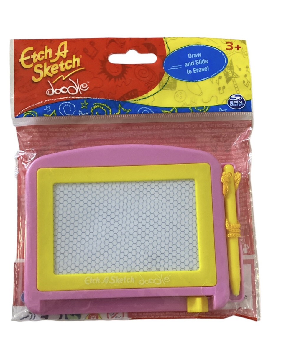 Etch A Sketch doodle Draw Slide To Erase No Knobs No Shake