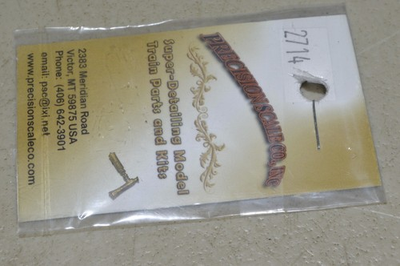 #ad HO steam locomotive PARTS brass Precision Scale Co 2714 single chime whistle $3.00