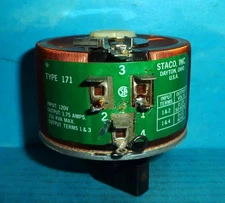 Staco Type 171 Variac 120V 1.75 Amps w/ Dial Plate & Knob