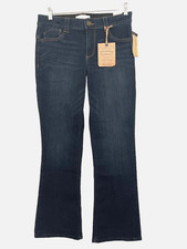 NEW w TAGS DEMOCRACY SIZE 14 MID RISE ITTY BITTY BOOT CUT BLUE DENIM JEANS MW