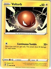 Voltorb Common SWSH02: Rebel Clash 056/192 LP